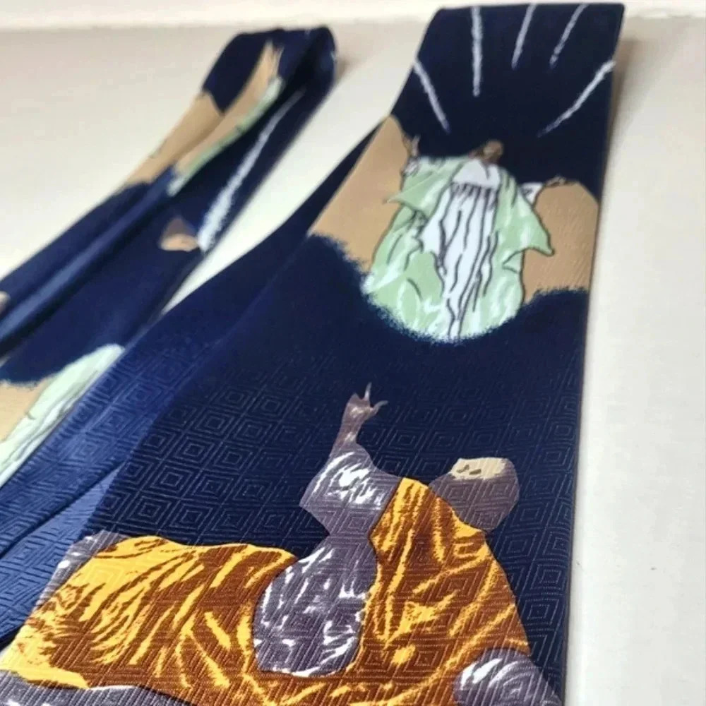 A. ROGER'S Men's Religious Necktie - Picture 5 of 9